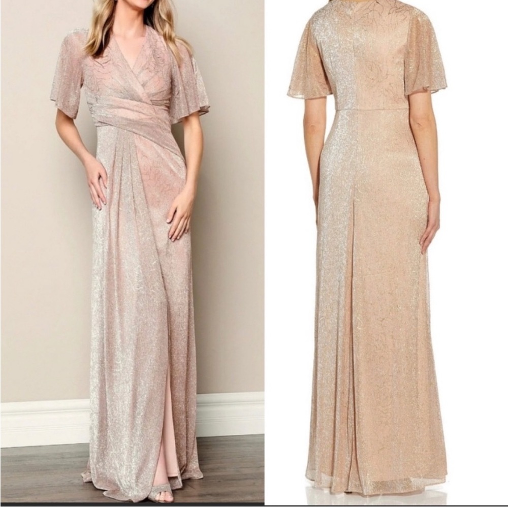 Adrianna Peppel Gold Champagne Dress - Bridesmaid/Mother of the bride dress